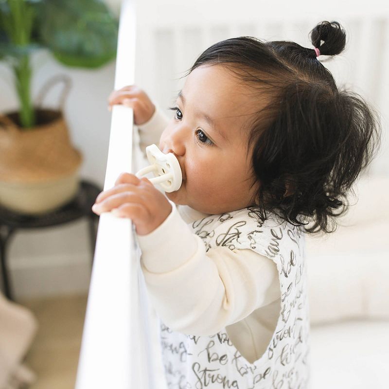 Bebe au Lait Natural 2 pk Rubber Pacifier - Gray - 0-3 Months