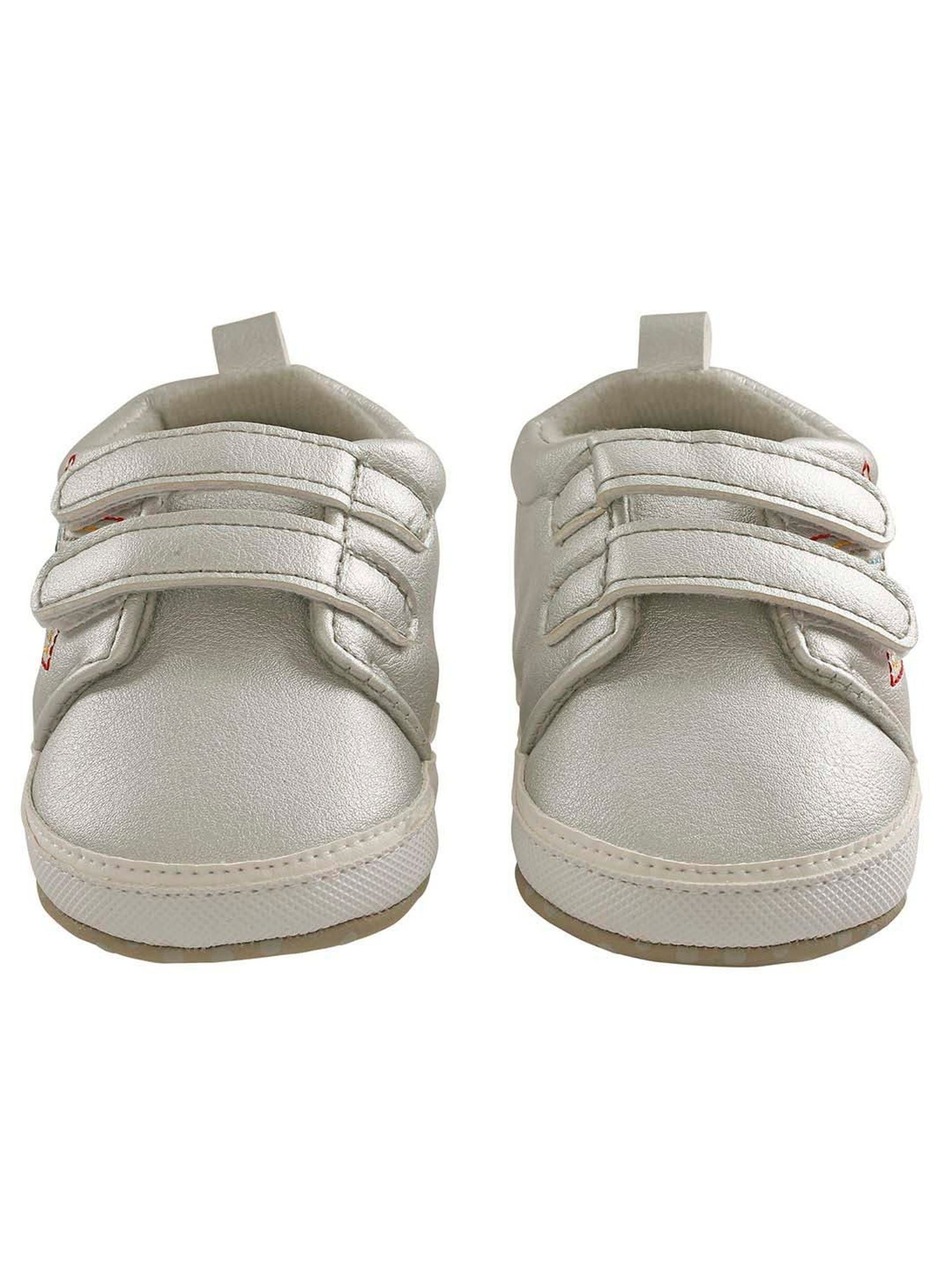 Baby Moo Kids Silver Casual Booties