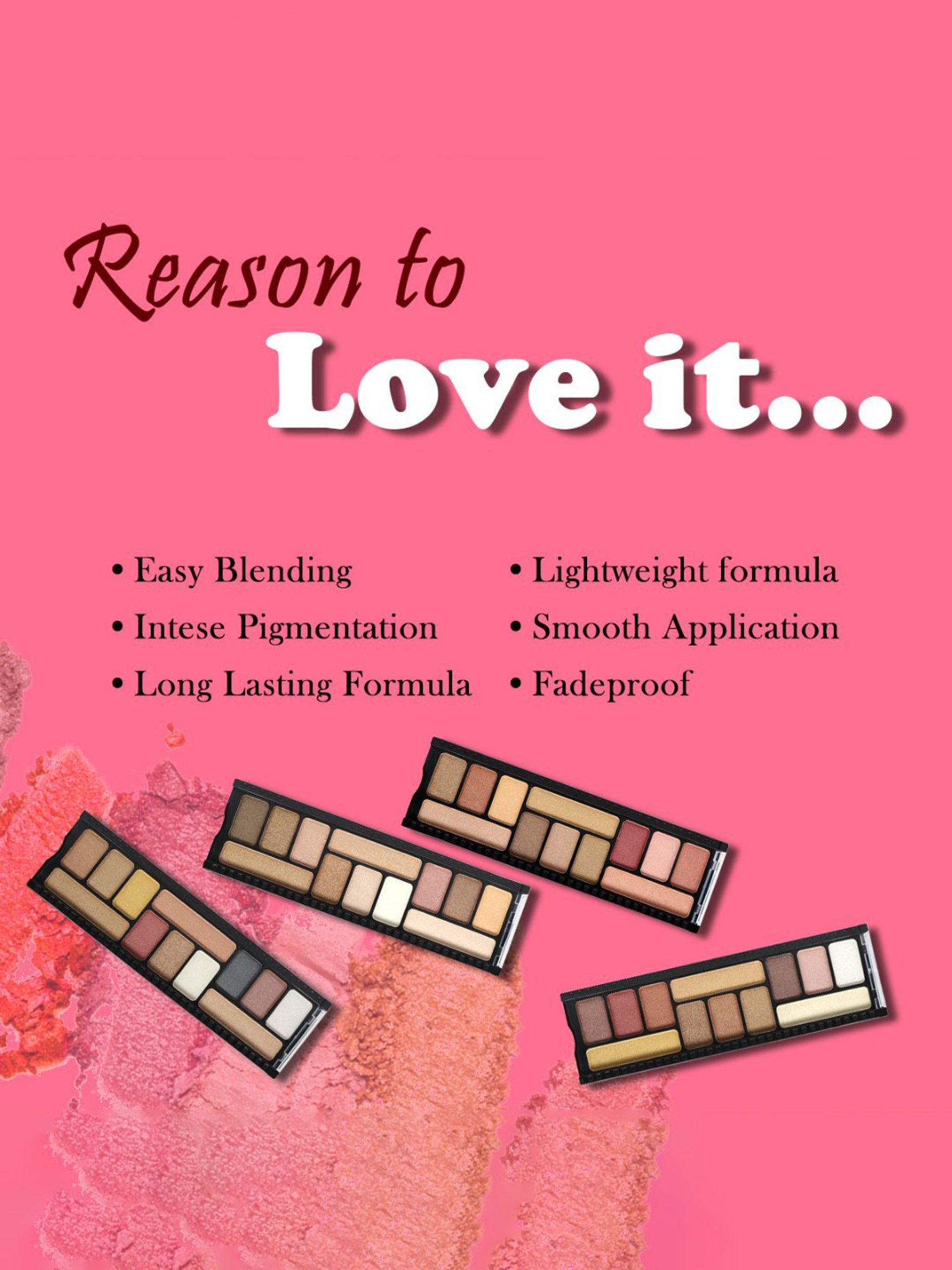 Half N Half 12 In 1 Eyeshadow & Highlighter Palette 02 - 12 gm