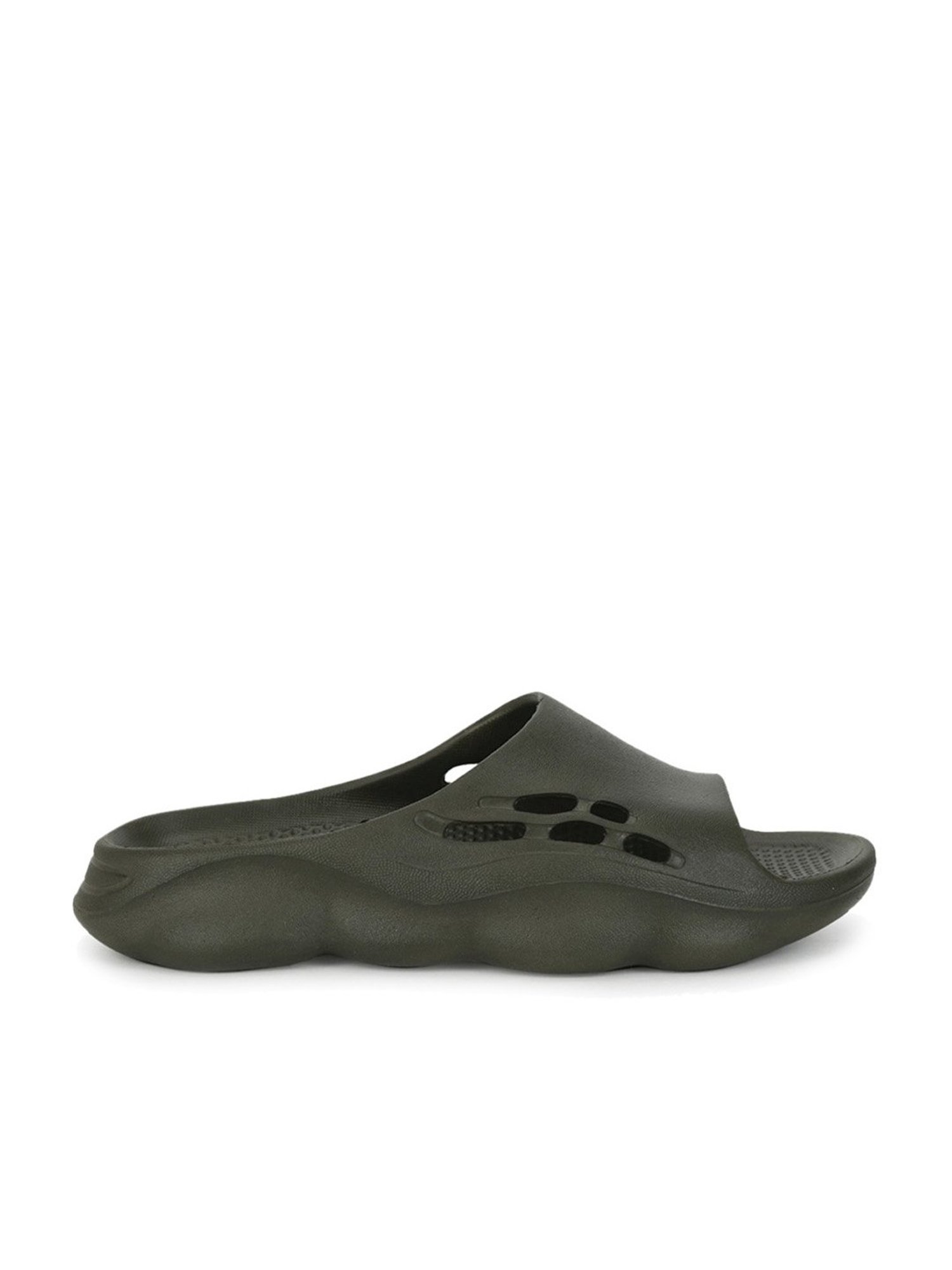 Yoho Men's Dolphy Olive Slides