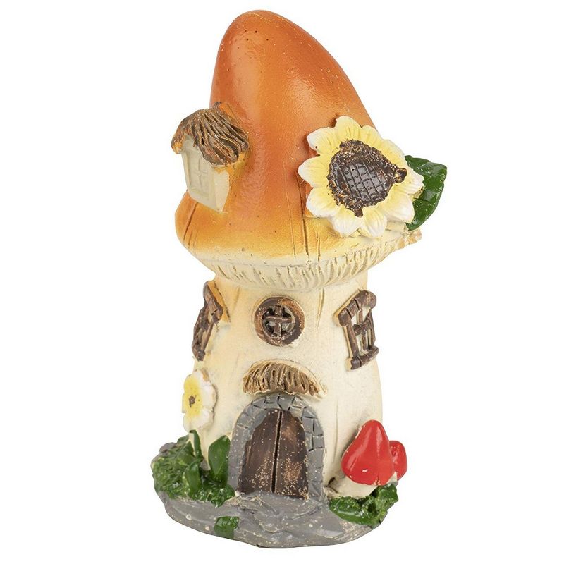 Juvale 7 Piece Set Mini Garden Gnome Fairy Village Statue Set, Home D'ecor