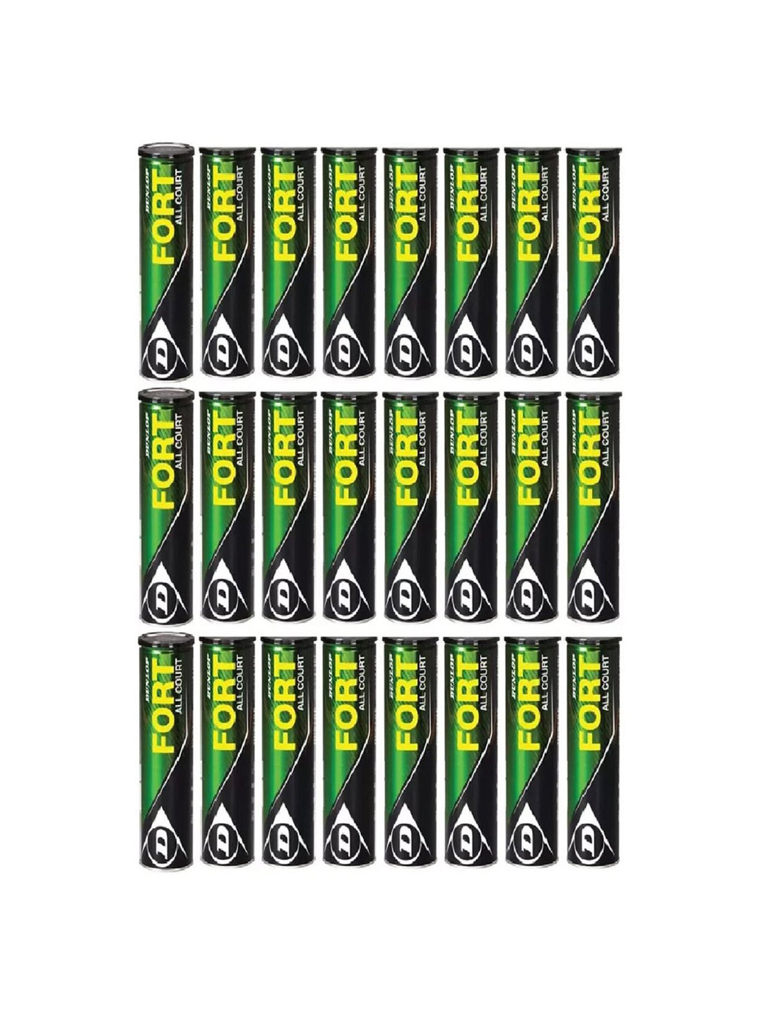 Dunlop All Court Tennis Ball (Lime) Size - 6.86 cm