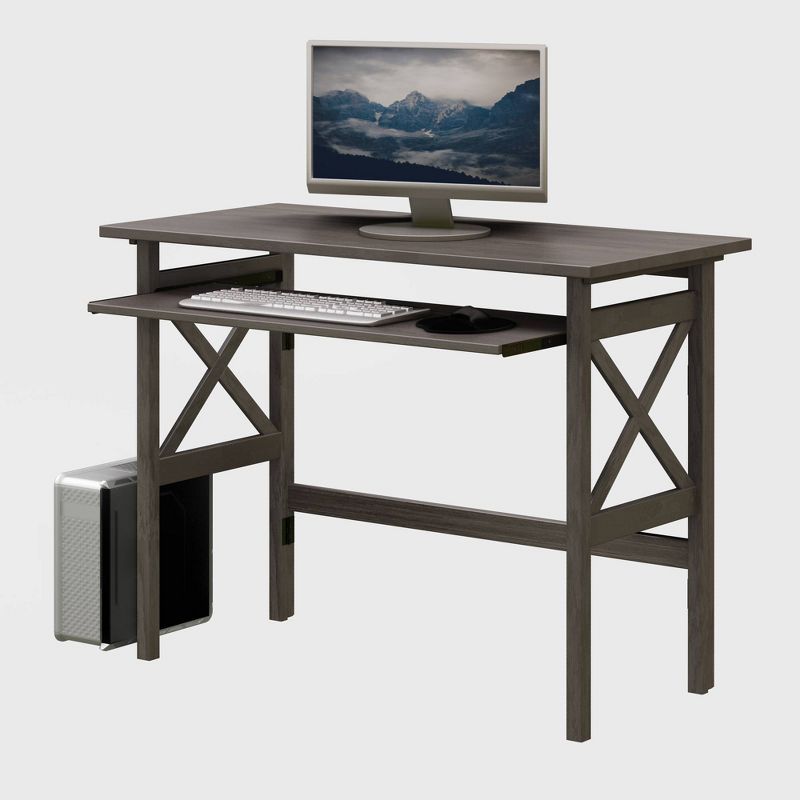 Xander Foldable Desk Oyster Gray - Winsome