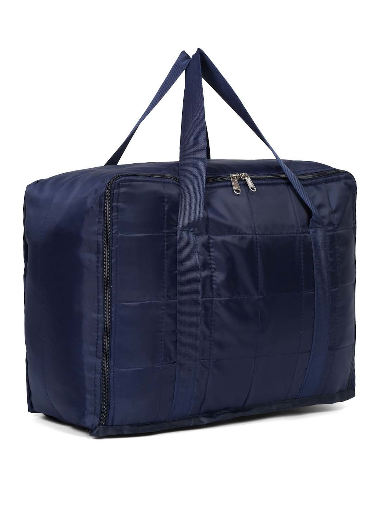 HOSTA HOMES Blue Pvc Parachute Material Zipper Bag