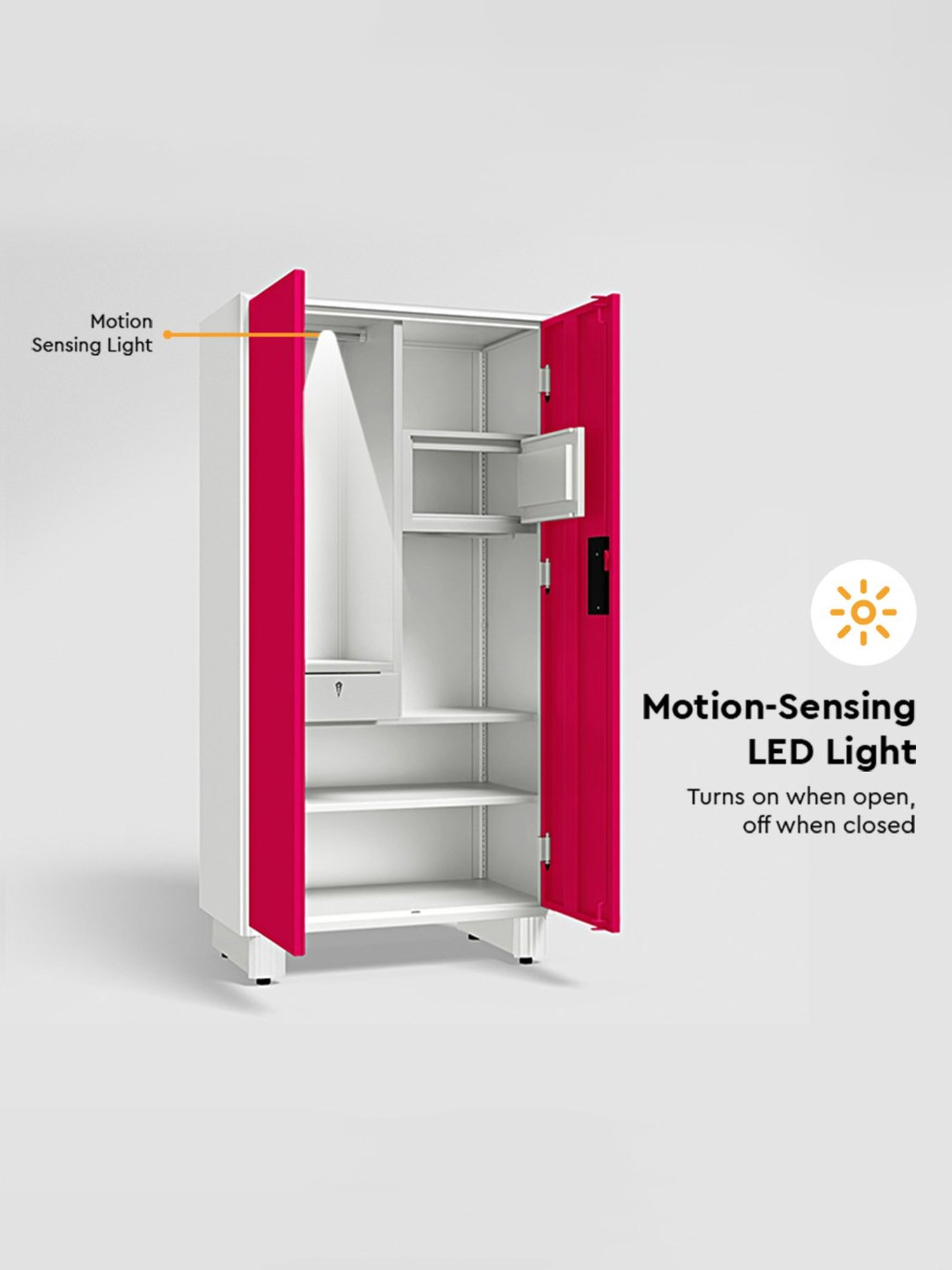 Home Basics 5 Dual Hook Chrome Plated Steel Over the Door Hanging Rack