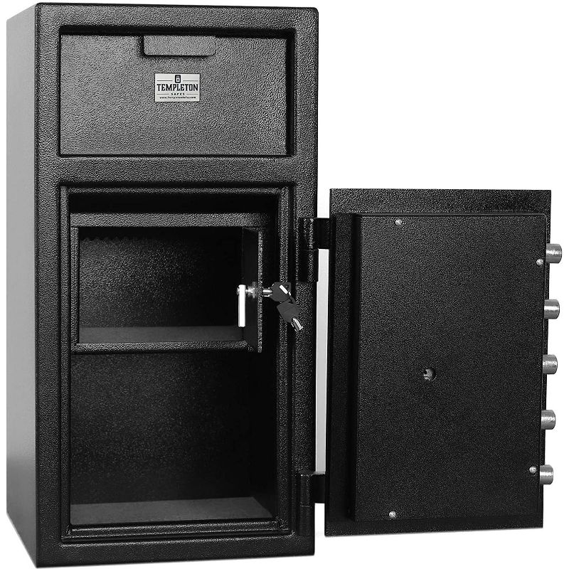 Templeton Safes Depository Safe with Internal Keyed Locking Compartment and External UL Listed Combination Lock