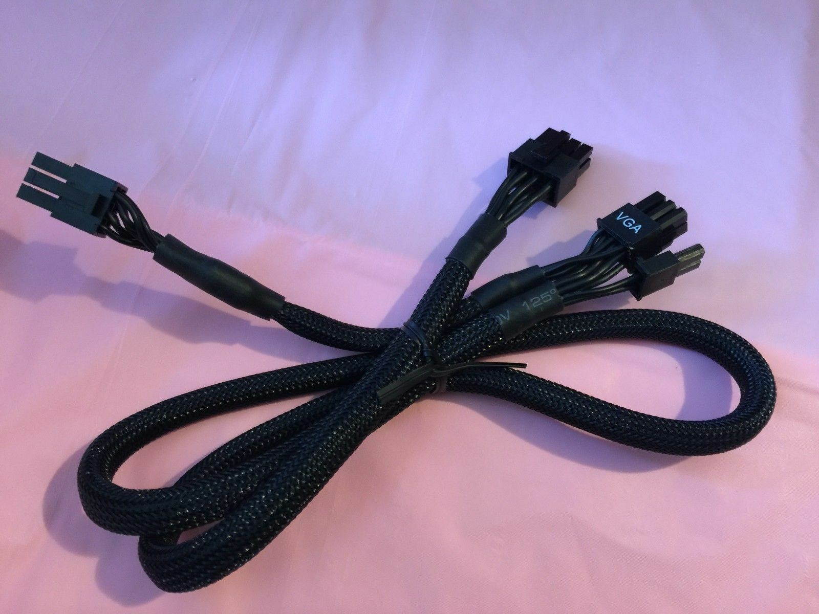 8 PIN TO dual 8 pin 6 PIN PCIE VGA Power Supply Cable for EVGA SuperNOVA,Origin