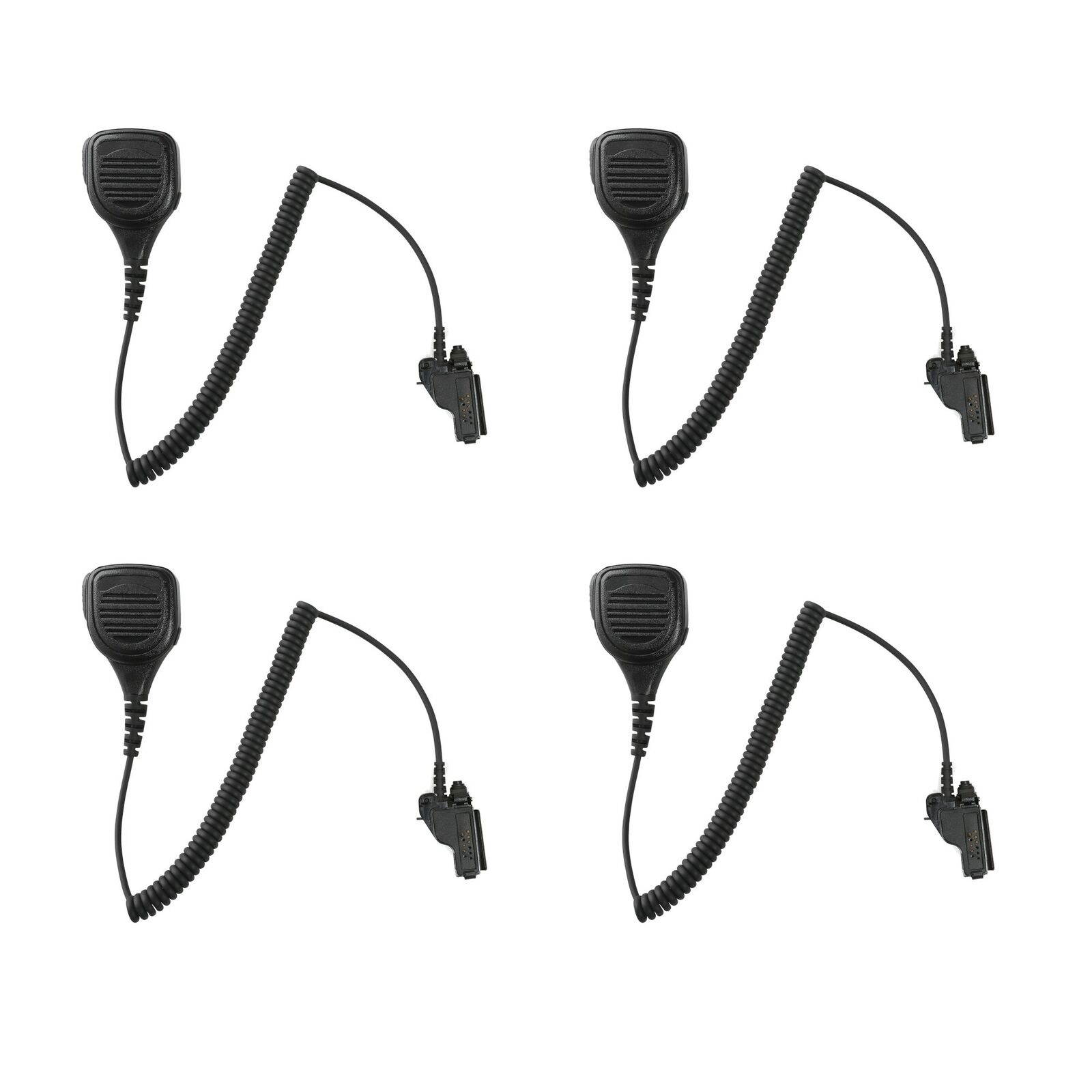 4 pcs IP56 Military Speaker Mic for Motorola MTX9000 MTX1000 MTX8000