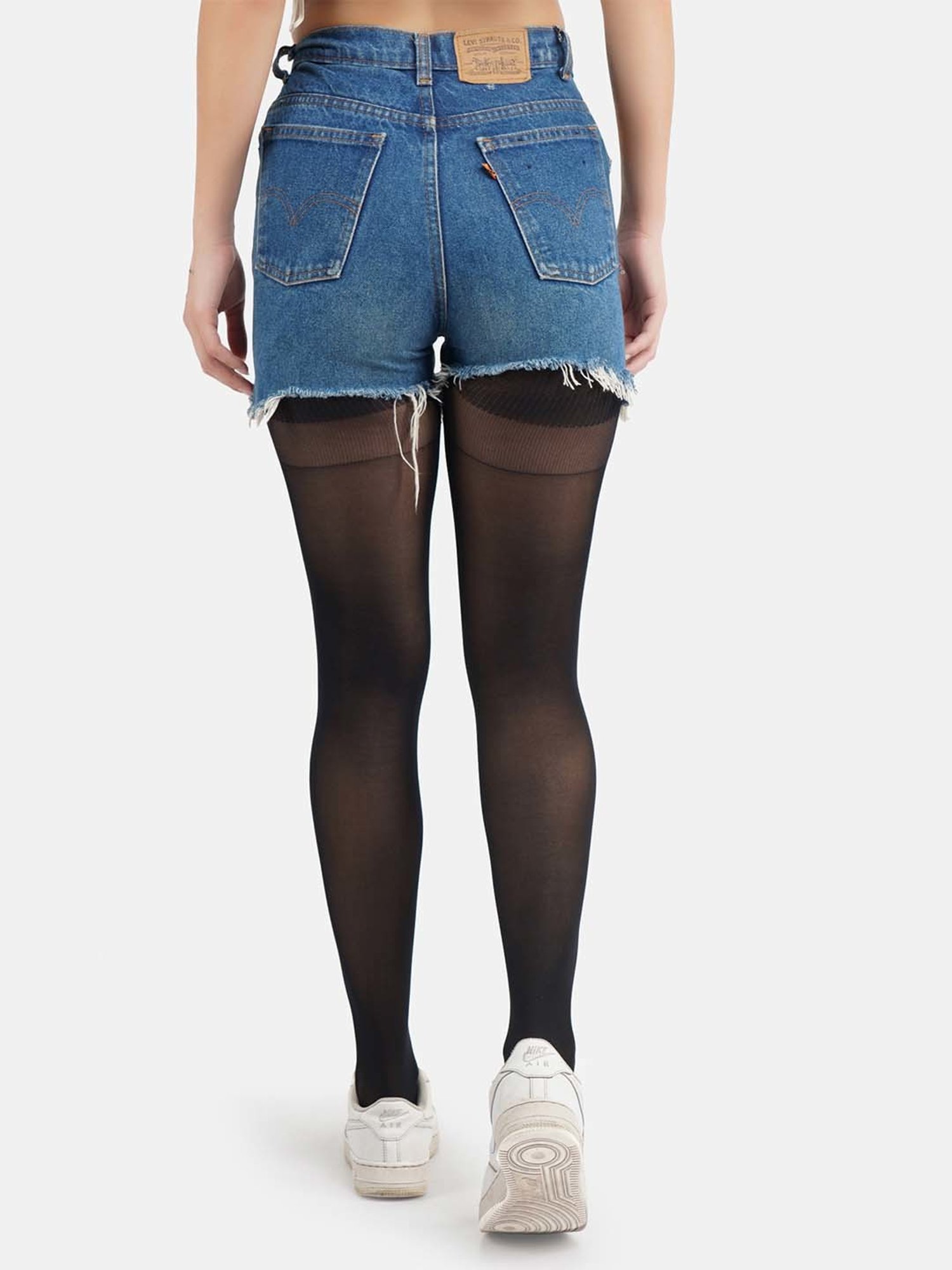 Da Intimo Brown Lace Stockings