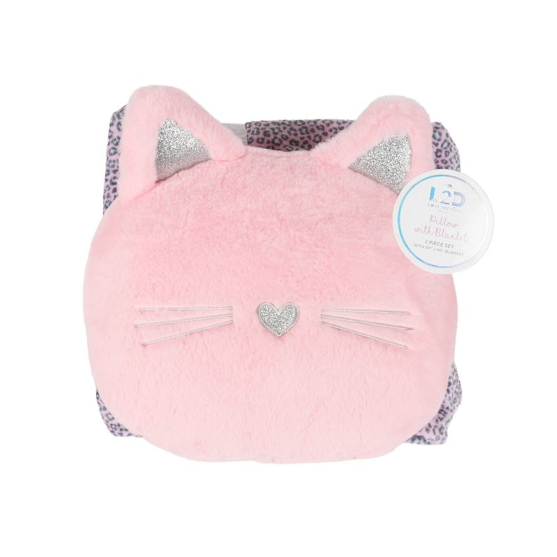 Kitty Cheetah Throw and Pillow Set