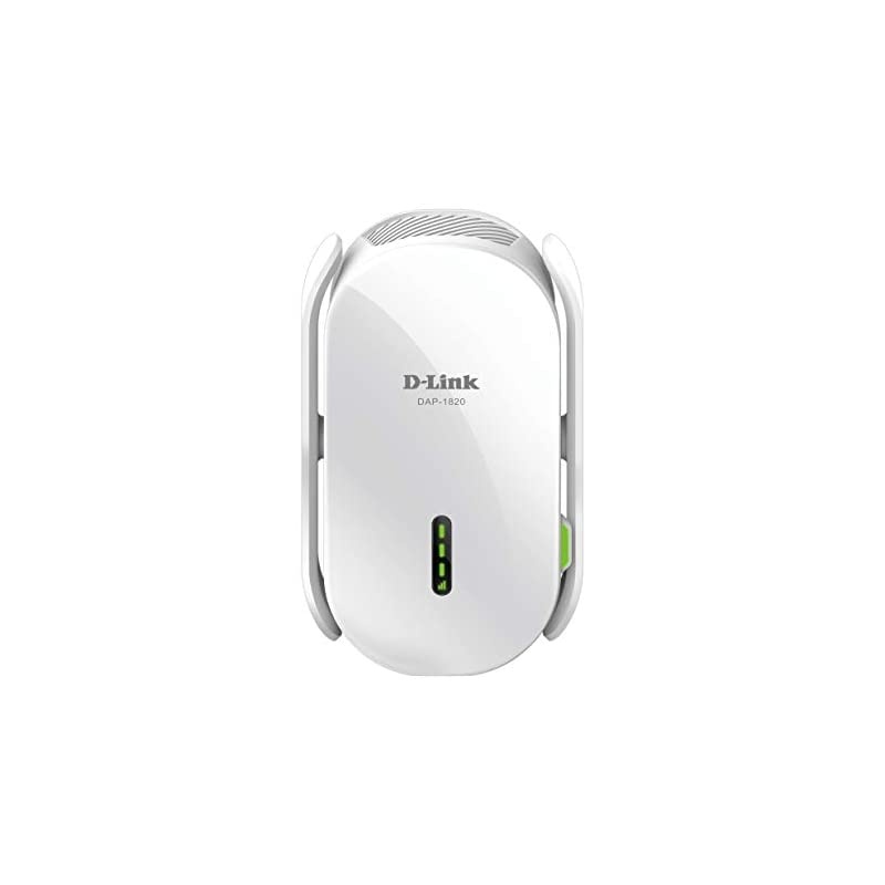 WiFi Range Extender Plug EXO Mesh AC2000 Dual Band Wireless or Ethernet Port (DAP-1820-US)