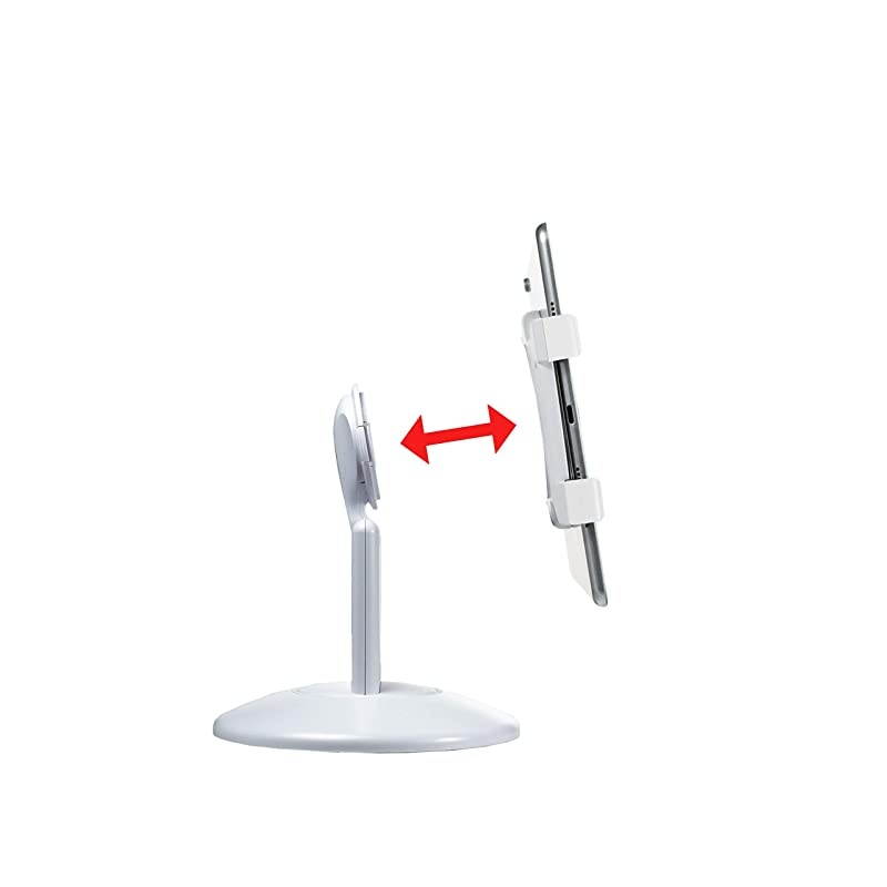 Quick-Connect Desk Mount for iPad 10.2-inch (7th Gen.), iPad Mini 5, iPad Gen 6 (2018), iPad Pro 12.9, Galaxy Tab S3 9.7&rdquo; & More, White