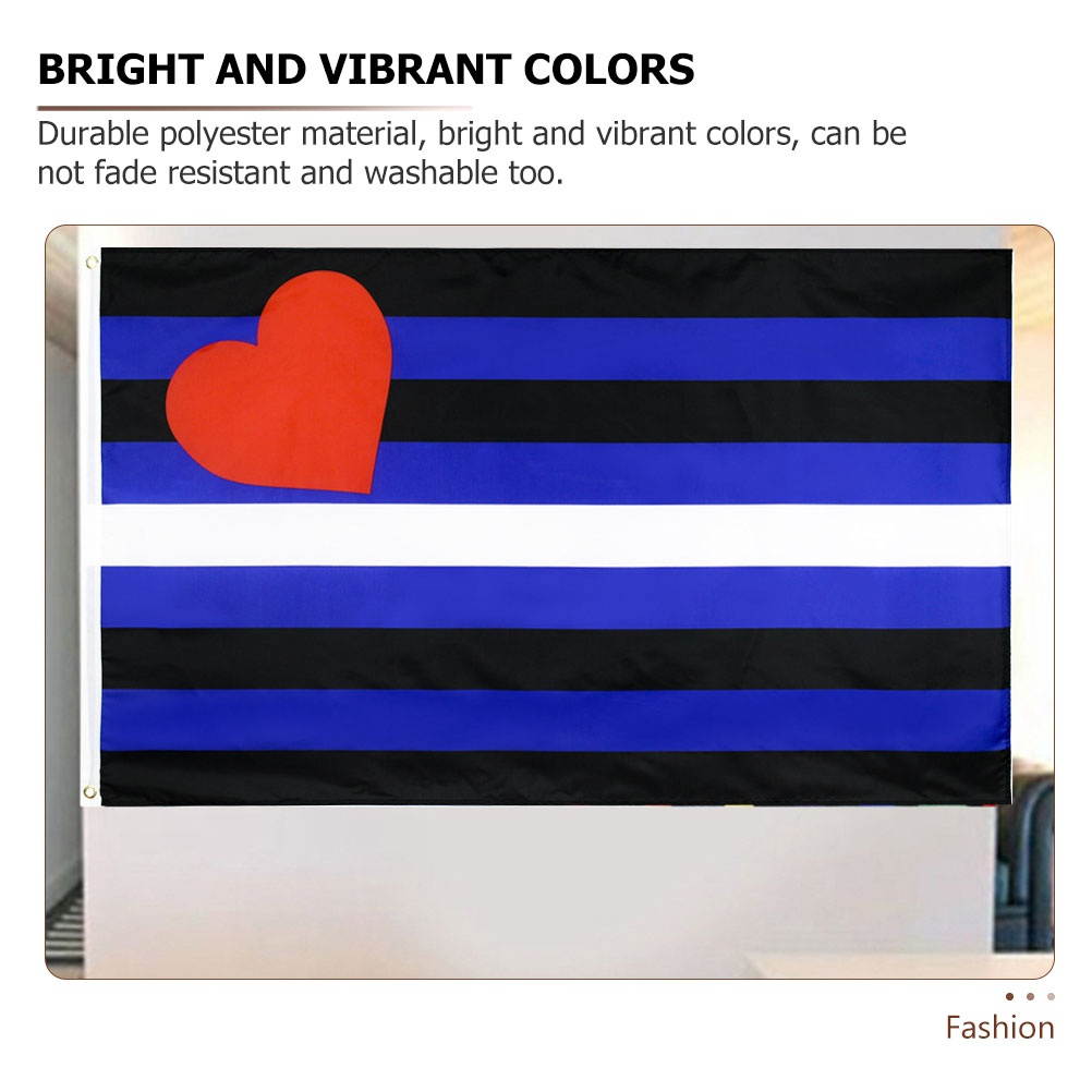 1Pc Decorative Flag Festival Adornment Hanging Flag Garden Flag for Home Outdoor