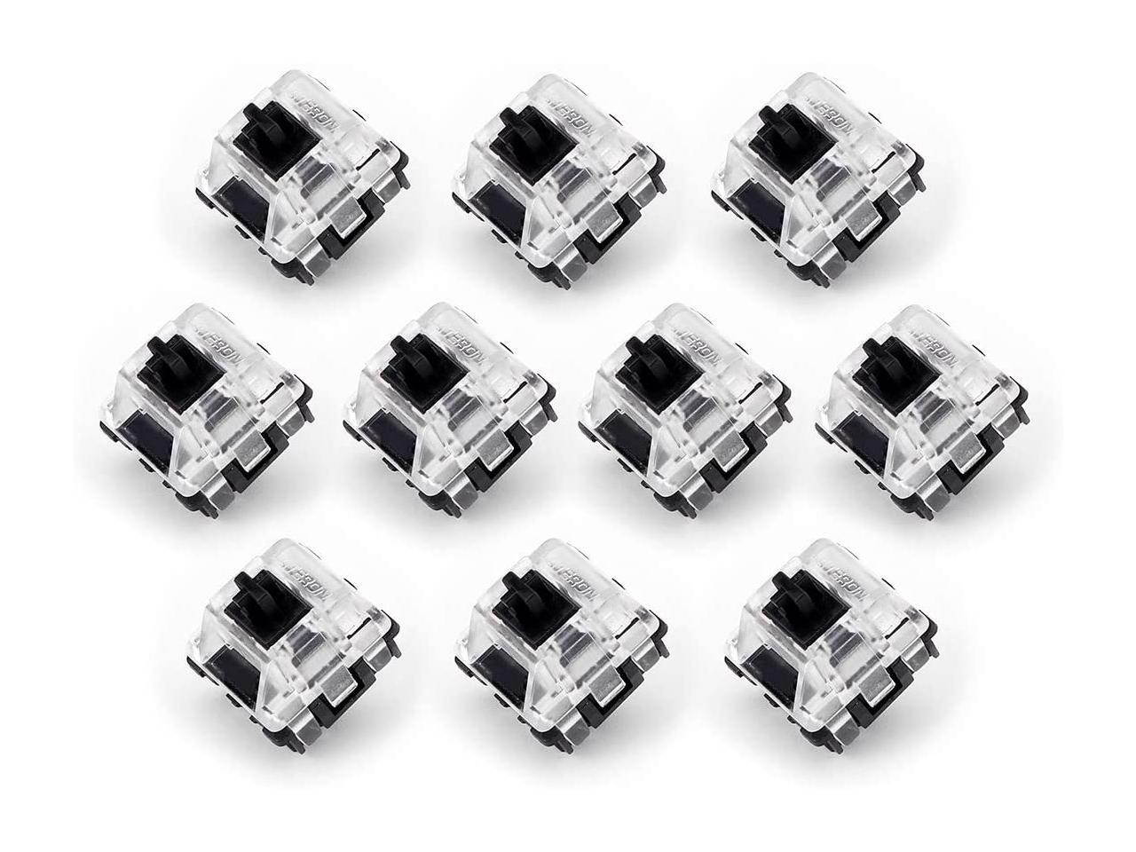 Gateron Optical Red Switch DIY Replaceable Switches for Mechanical Gaming Keyboard (70 PCS Red Switch) (Multiple)
