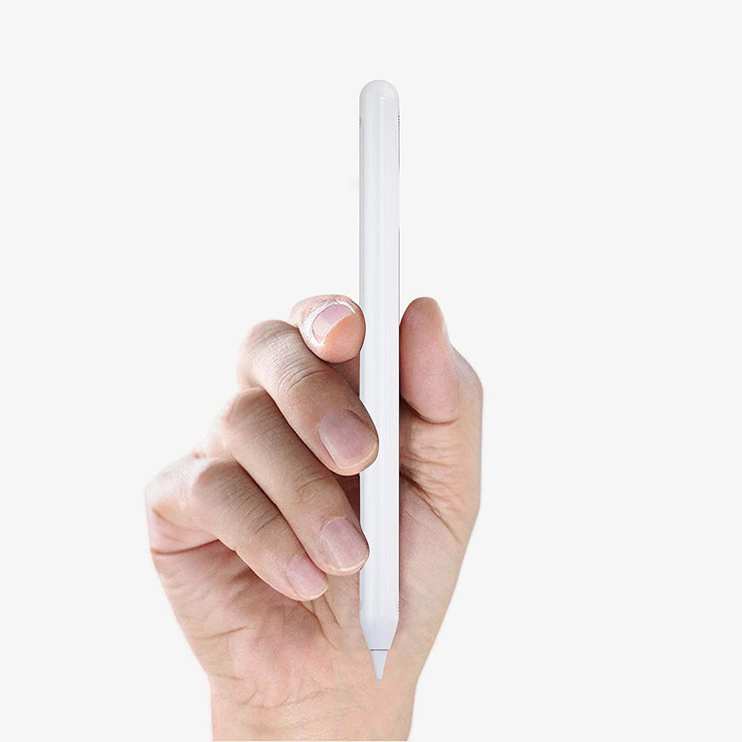 Dteck Ultra Thin Case for Apple Pencil, Holder Sleeve for Apple Pencil 2nd Generation Accessories Skin Cover for Apple Pencil Holder Sleeve Skin Pocket Cover Accessories Kit, White