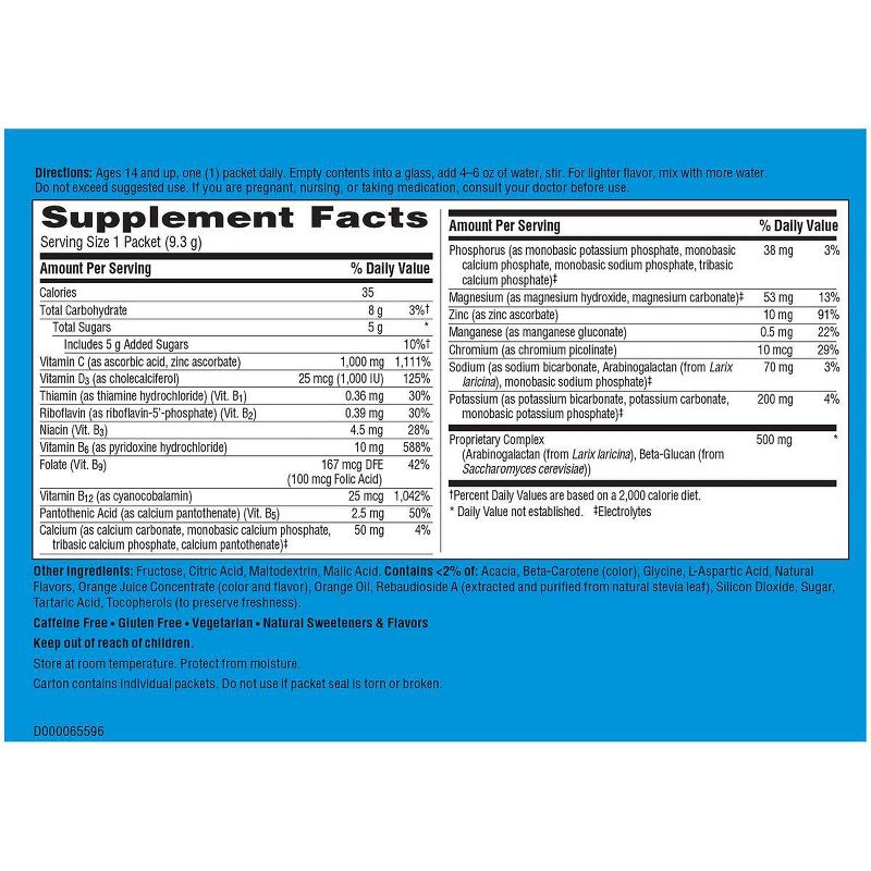 Emergen-C Immune+ - Orange - 50ct