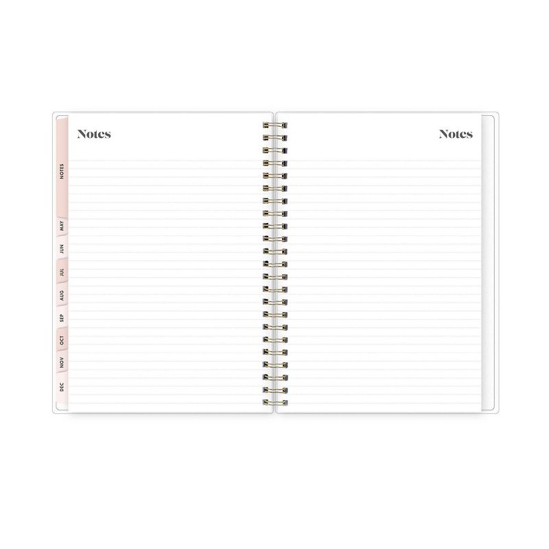 2021 Planner Notes 5.875" x 8.625" Frosted Plastic Monthly Wirebound Sadie - The Everygirl Planner