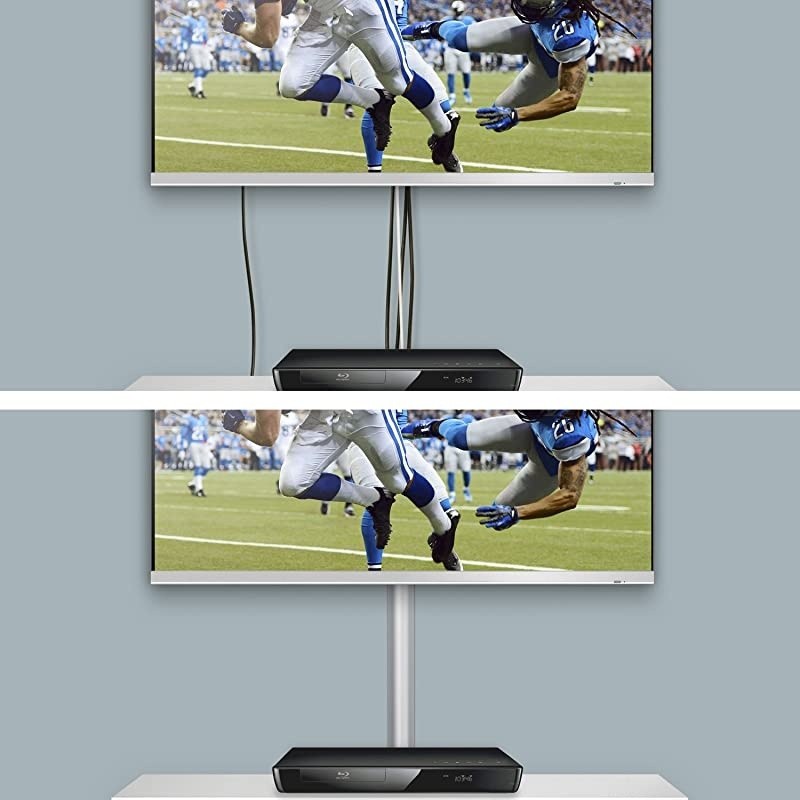 TV Cable Raceway OnWall Cord Cover Grey 39 Inch Large Channel to Hide and Conceal Cords Cables or Wires Cable Management 2 inch W x 1 inch H