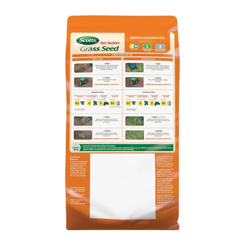 Scotts Turf Builder Grass Seed Bermudagrass 5lb