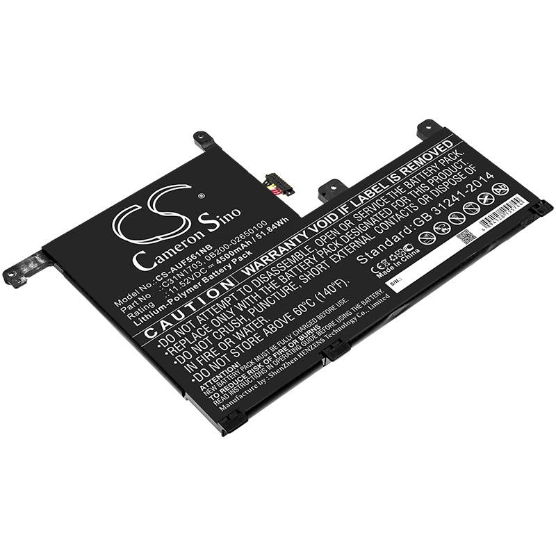 Battery Replacement for Asus ZenBook Flip UX561UN-BO011T Q525UA UX561UA-2G Q505UA-BI5T9 UX561UA-BO056T UX561UN-BO013T UX561UA-8G ZenBook Flip UX561UN UX561UN-BO013R C31N1703 0B200-02650100