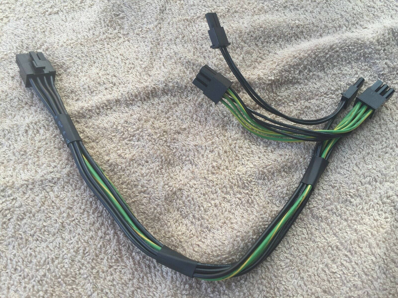 8 PIN TO dual 8 pin (6+2) PCIE VGA Power Cable for EVGA SuperNOVA GREEN ( 13" )