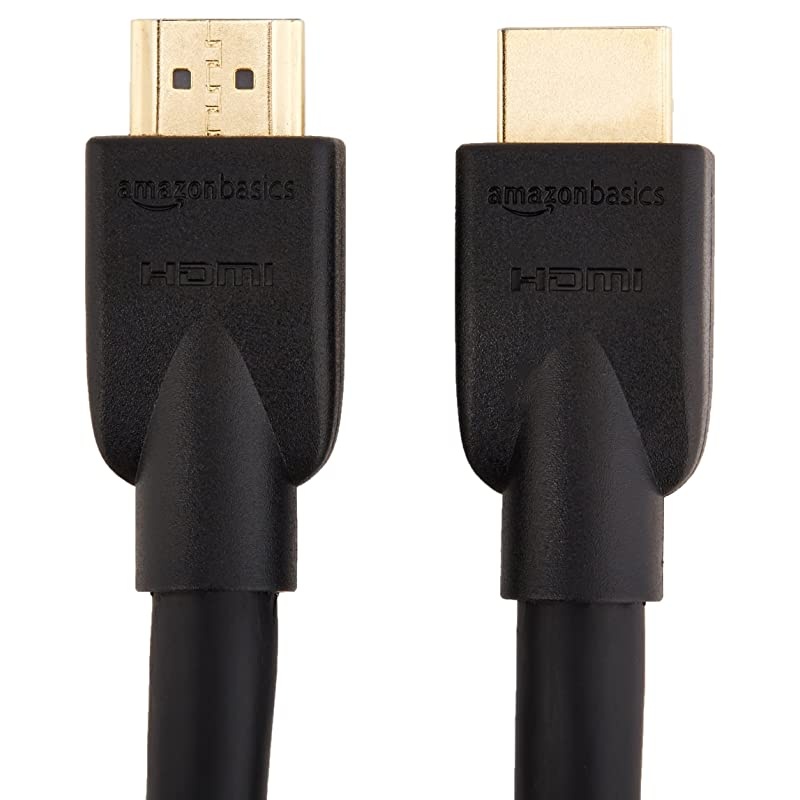 Basics CL3 Rated High-Speed 4K HDMI Cable - 10 Feet, Pack of 2