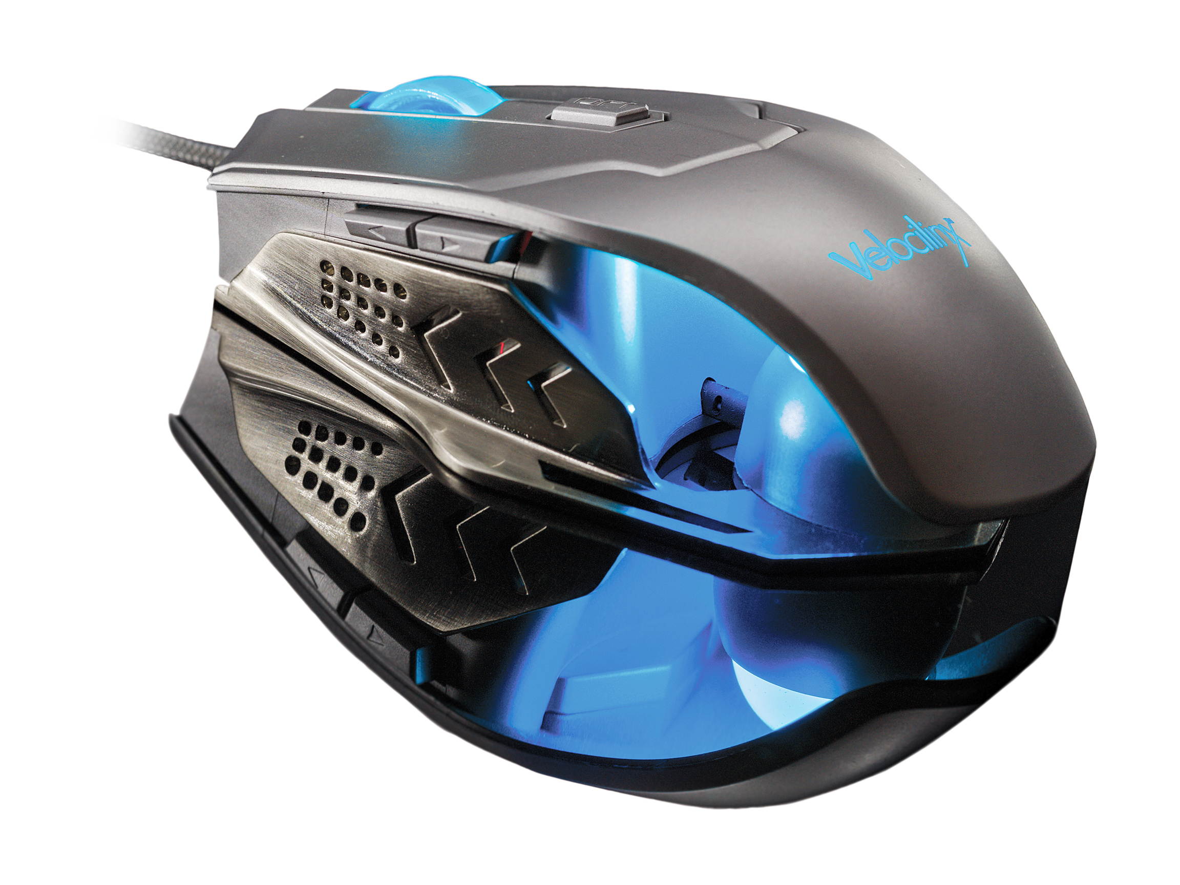 Velocilinx Boudica VXGM-MS5B-10K-SL Silver Wired Optical Gaming Mouse