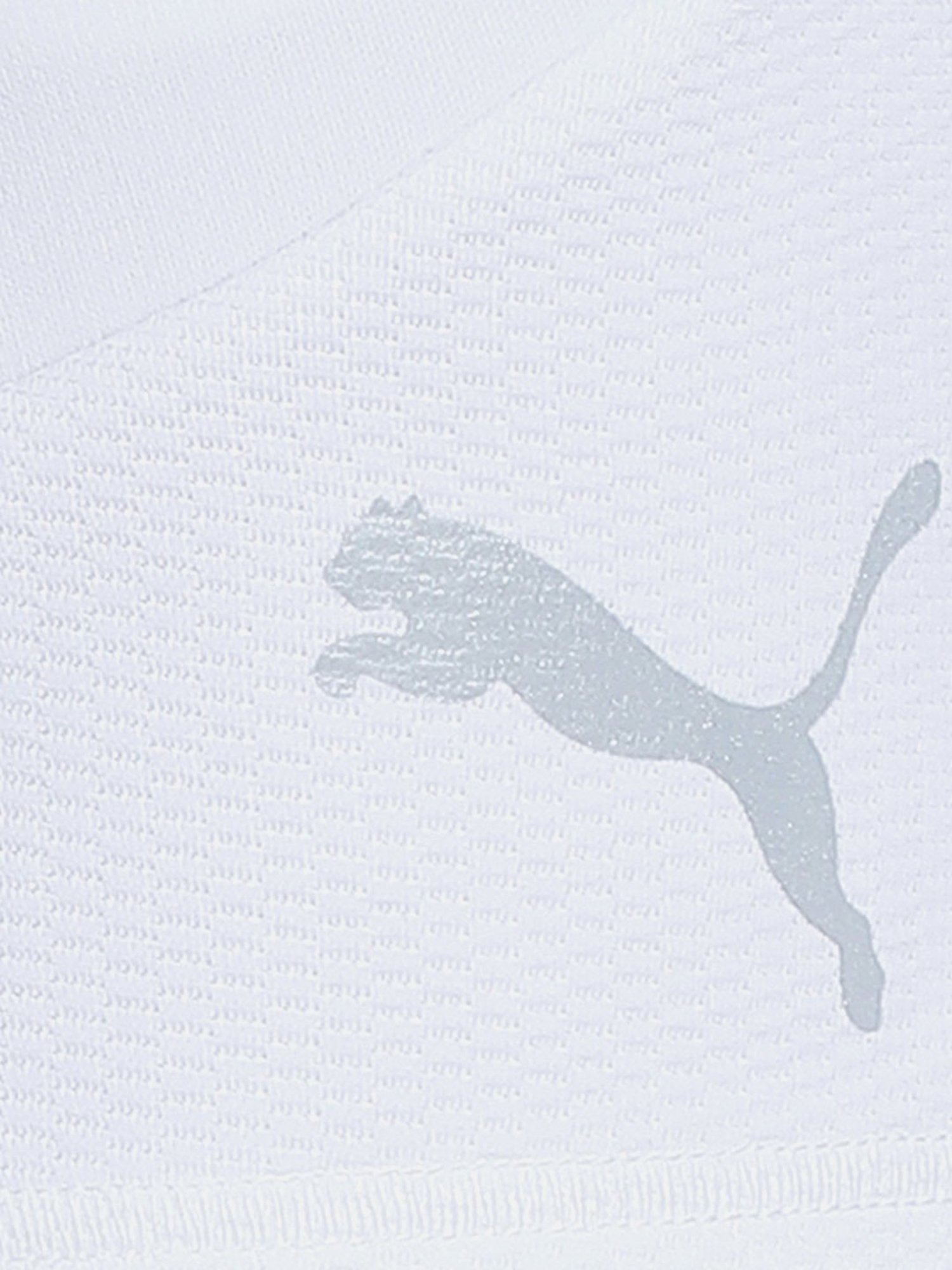 Puma White Cotton Regular Fit Shorts