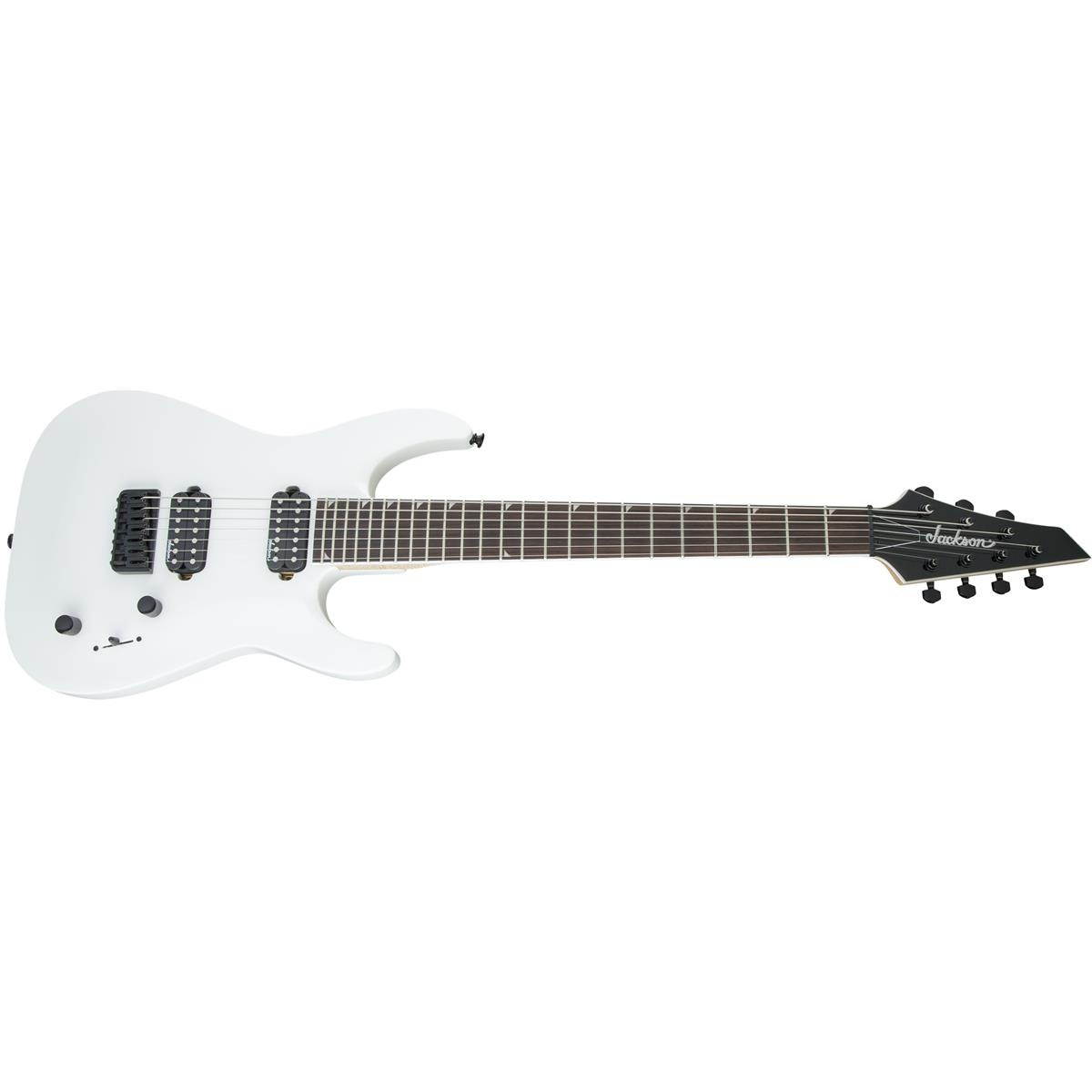 Jackson JS Dinky Arch Top JS32-7 DKA HT 7-String Electric Guitar, Snow White