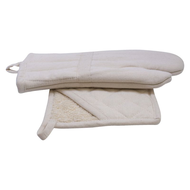 Cotton Chambray Oven Mitt Blue - Project 62™