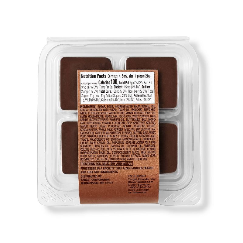 Double Chocolate Petit Fours - 3oz/4ct - Favorite Day™