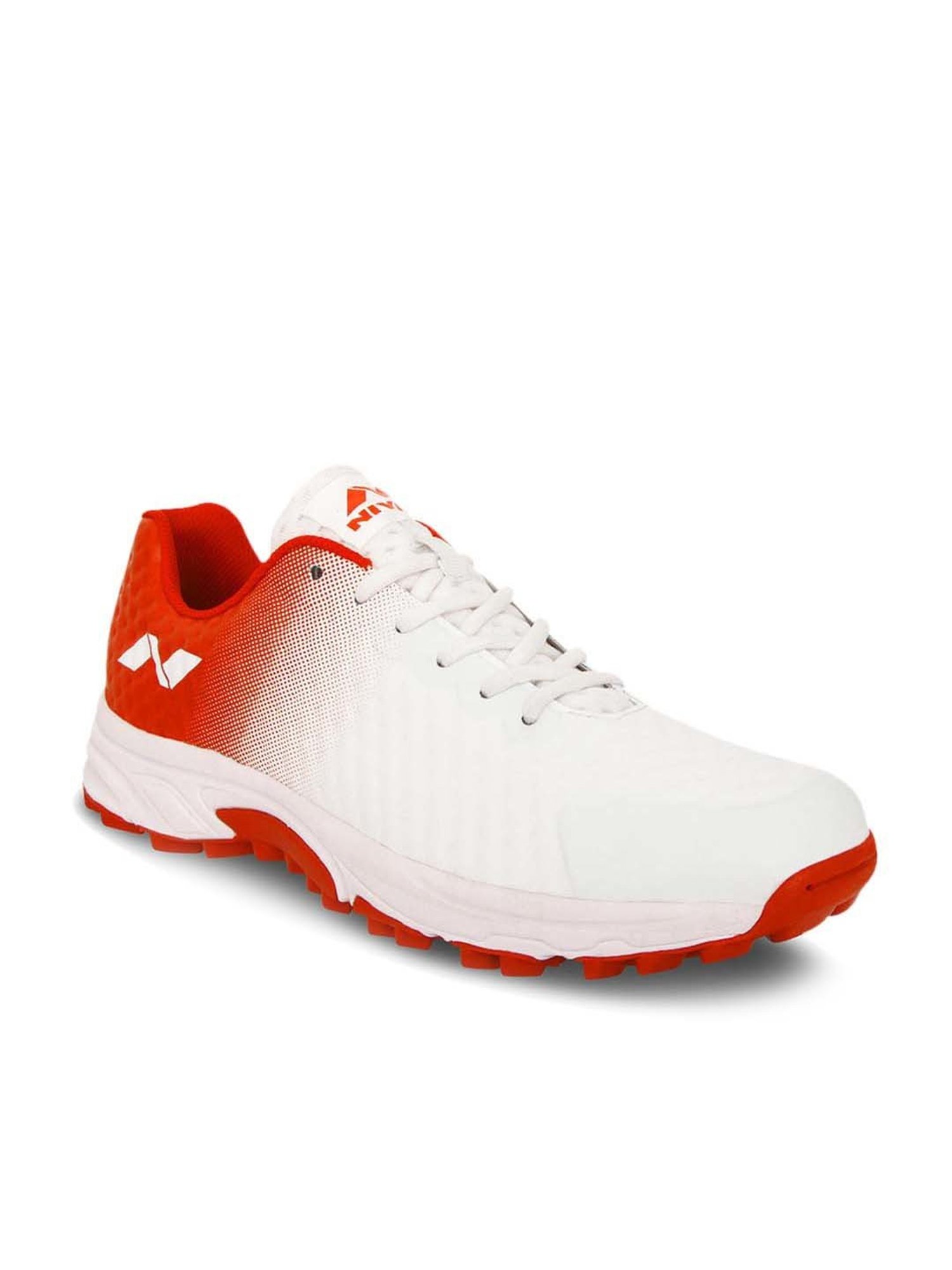 Nivia Men's Cric-1000 White Cricket Shoes