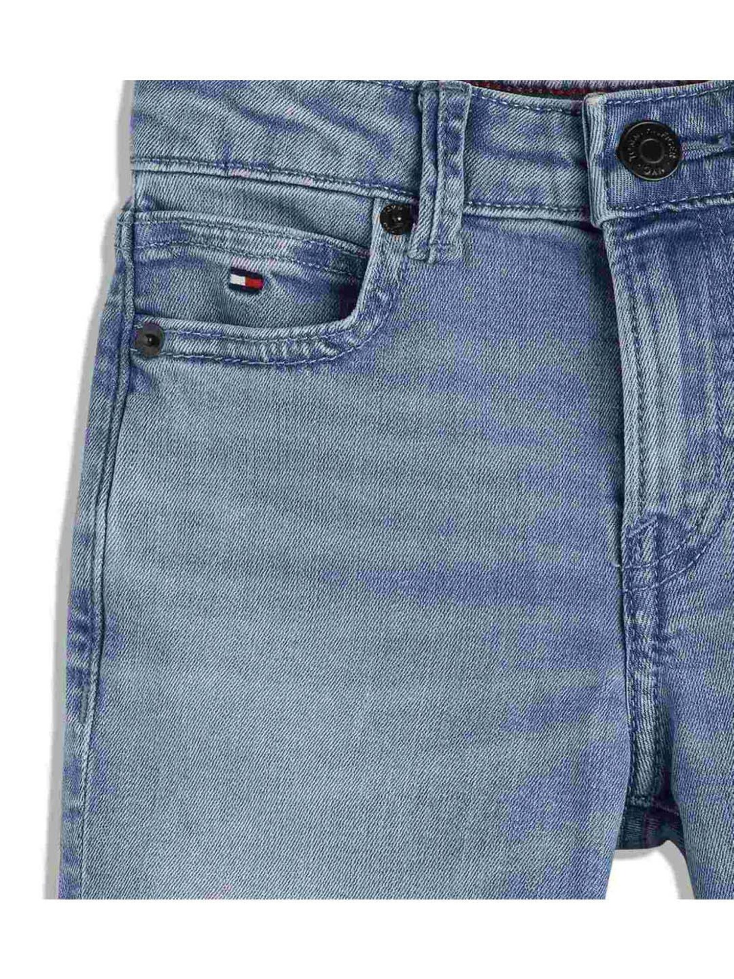 Tommy Hilfiger Boys Denim Solid Straight Jeans