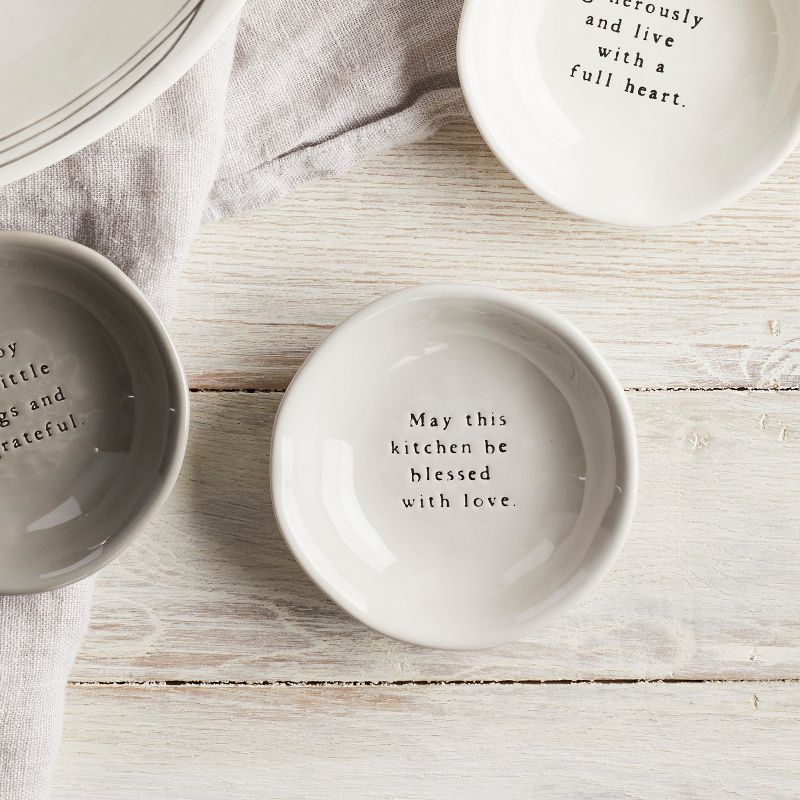 DEMDACO Kitchen Blessings Bowl 6 x 6 - White