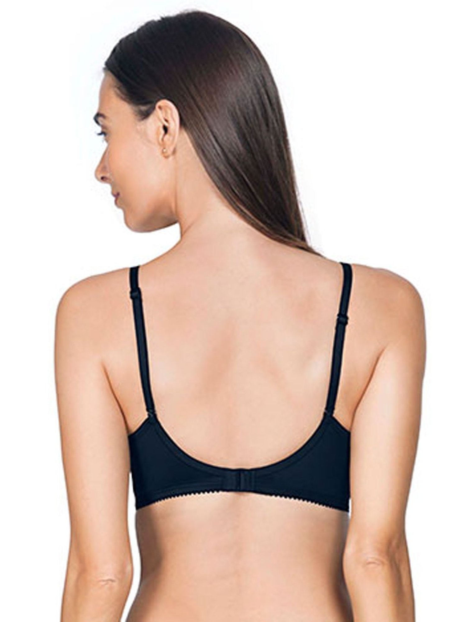Amante Black Non Wired Padded T-Shirt Bra