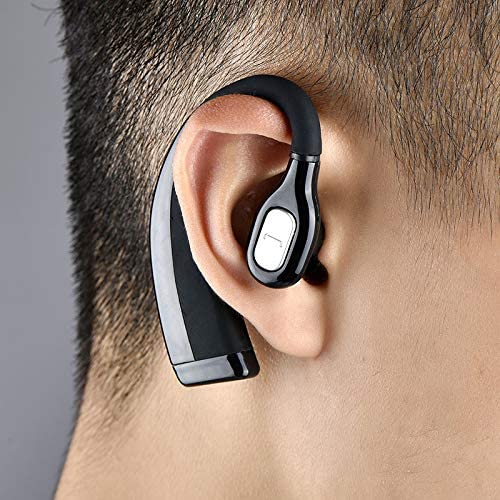 Q9 Bluetooth Headset,Hands-Free Bluetooth Earpiece Headphones for Cell Phones, Noise Cancelling Wireless Earpieces w/Mic for Business/Driving/Office, Compatible with iPhone/Samsung/Android