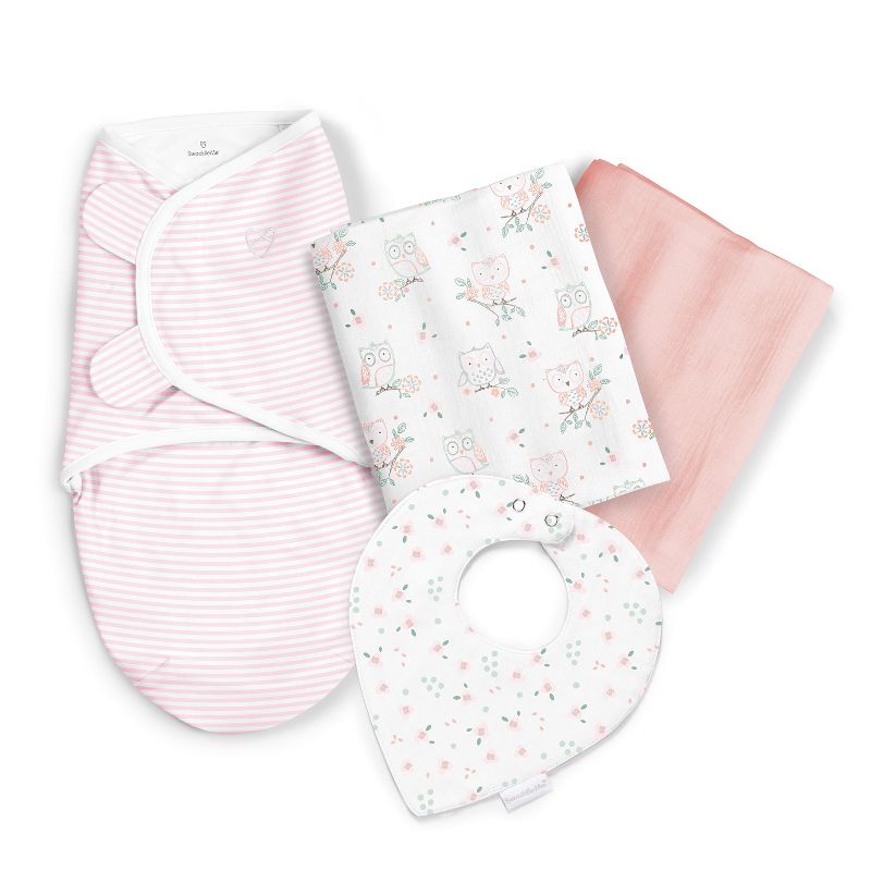 SwaddleMe Sweet Dreams Swaddle Blanket Gift Set - Owl Garden
