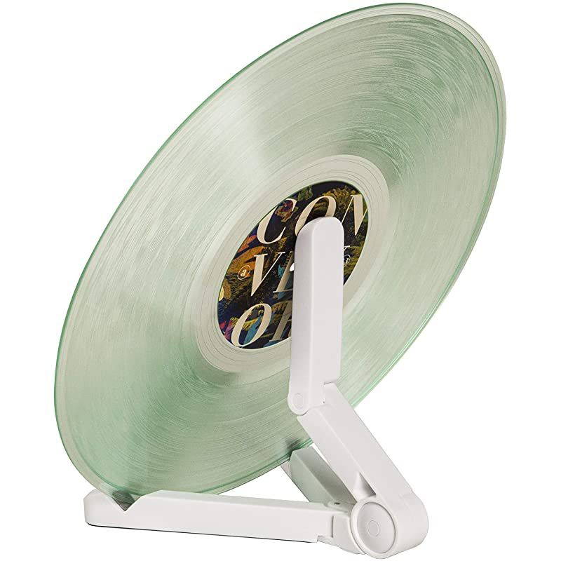 AC1024A 5-in-1 Record Cleaning Kit with Carbon Fiber Brush, Microfiber Cloth, Stylus Cleaner, Cleaning Solution, and Record Stand