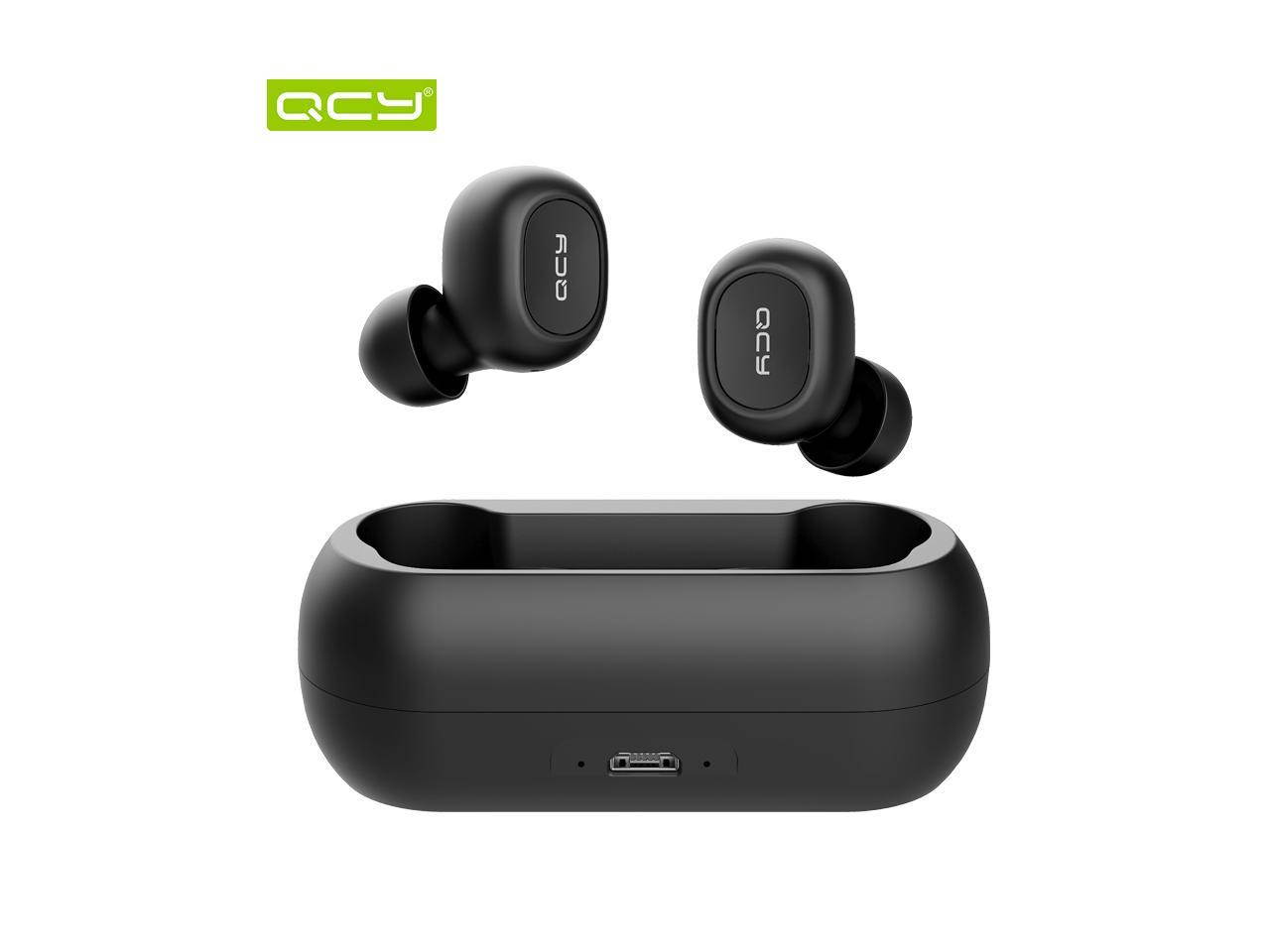 QCY T1C Bluetooth V5.0 3D Stereo Sports Wireless Headset Headset With Dual Microphones White