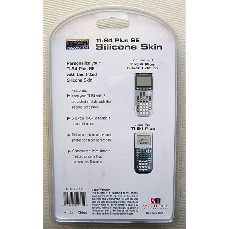 Silicone Calculator Skin Fits TI84 Plus and TI84 Plus SE