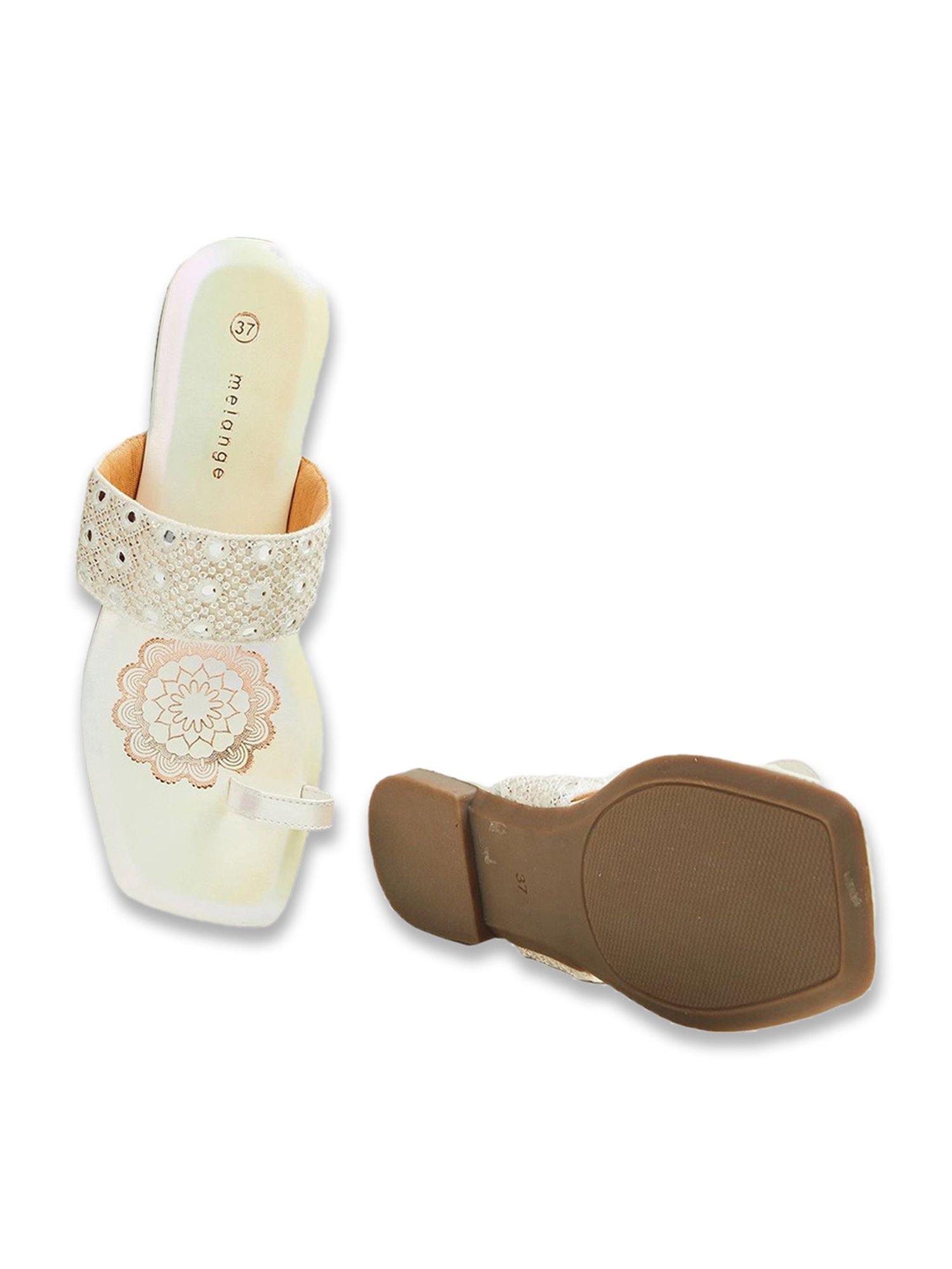 Truffle Collection Women's Silver Flat Ballets