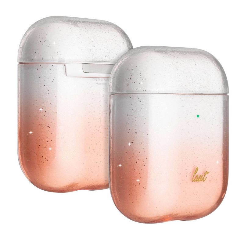 LAUT Ombre Sparkle Airpod Case - Peach