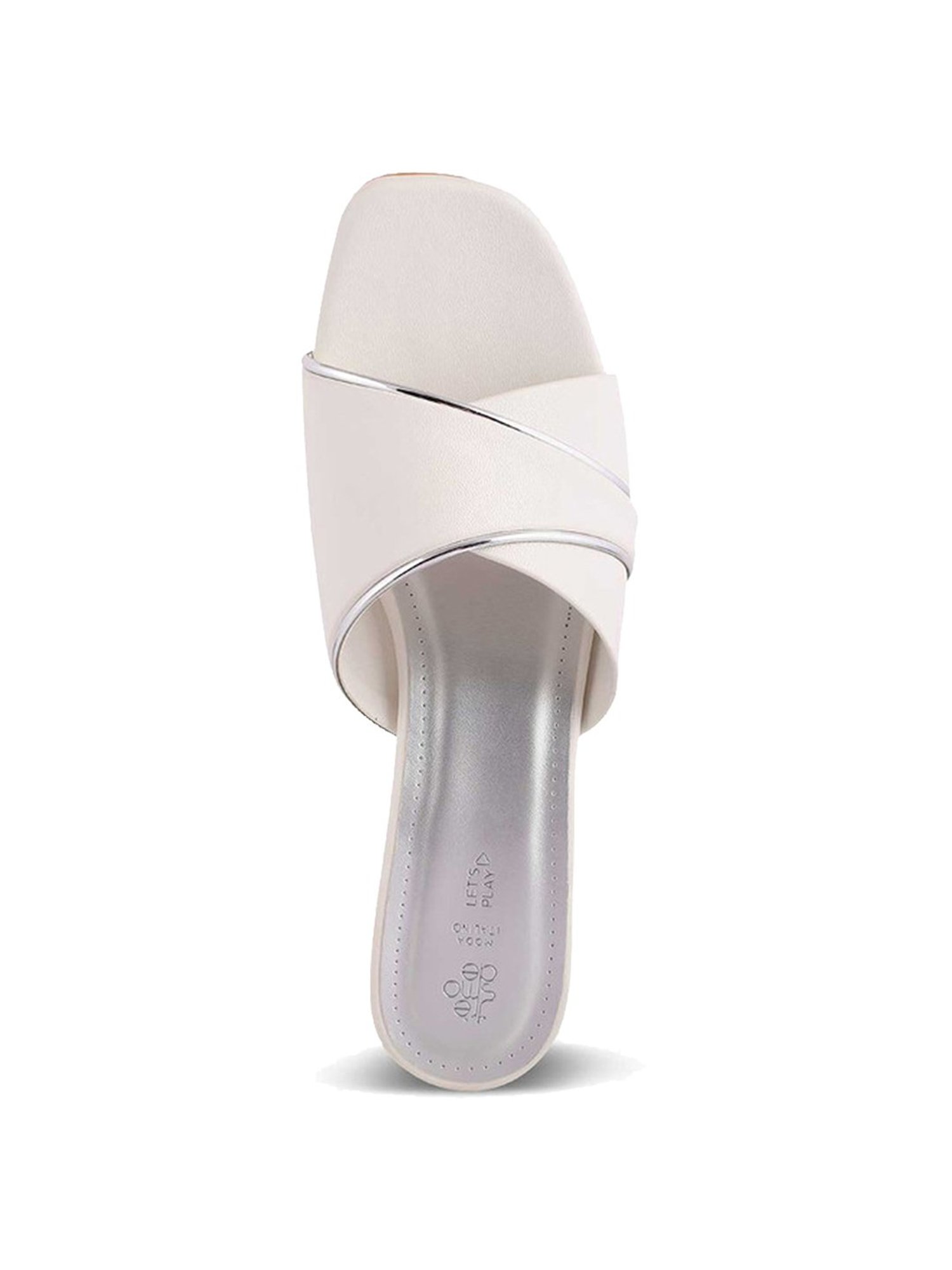 Tresmode Women's White Casual Sandals
