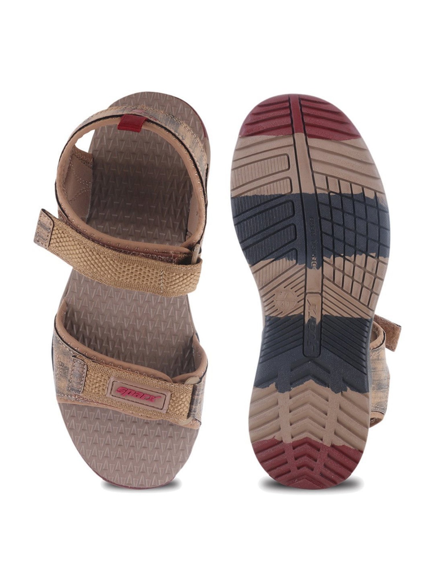 Sparx Men's Tan Floater Sandals