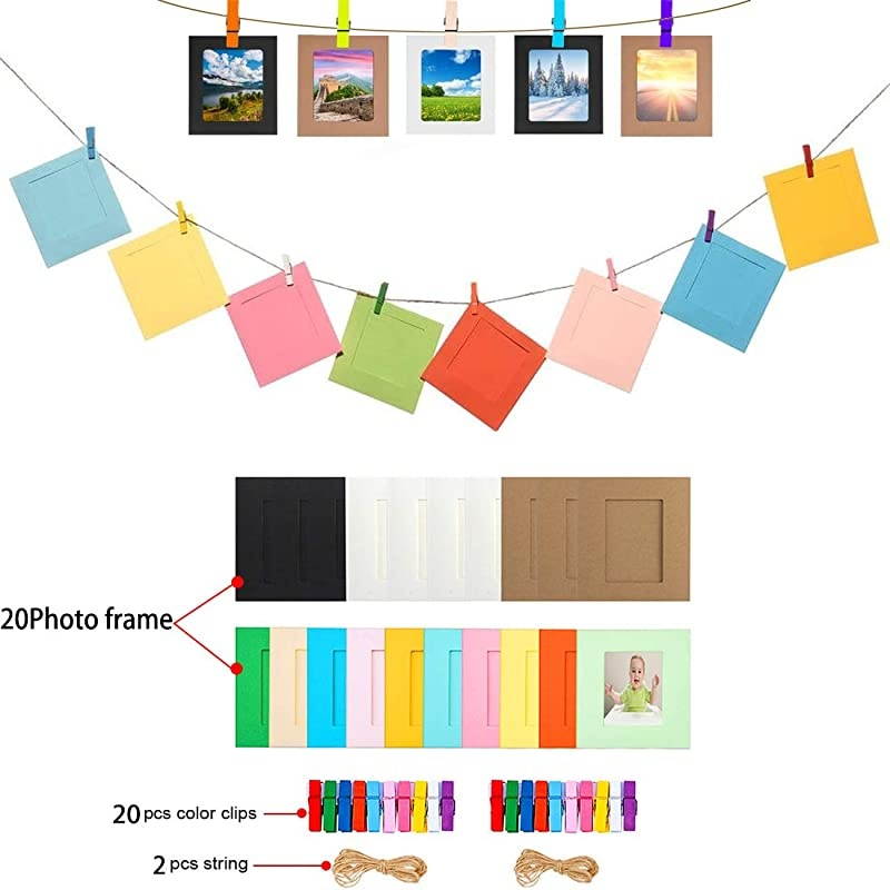 2x3 Inch Photo Paper Film Album Set for Fujifilm Instax Mini Camera Polaroid Snap Z2300 SocialMatic Instant Cameras Zip Instant Printer Ice Blue 128 Pockets