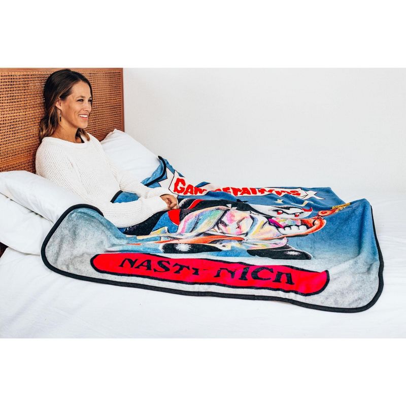 Just Funky Garbage Pail Kids Nasty Nick Fleece Throw Blanket | 45 x 60 Inches