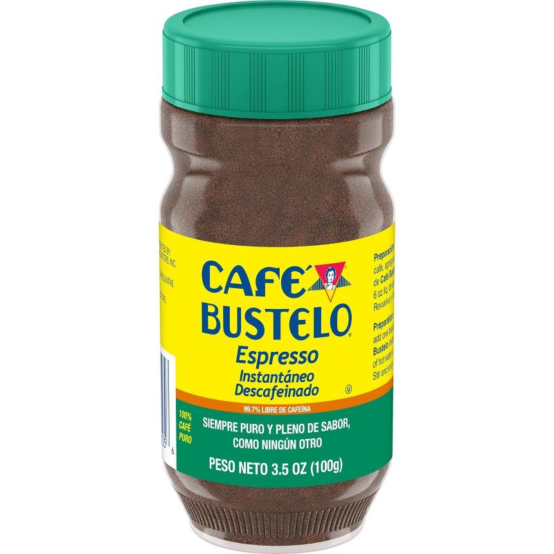 Cafe Bustelo Decaffeinated Instant Espresso Roast Dark Roast Ground Coffee - 3.5oz