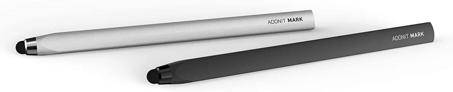 Adonit Mark Stylus Pen for iPad, iPhone, and Touchscreens - Silver