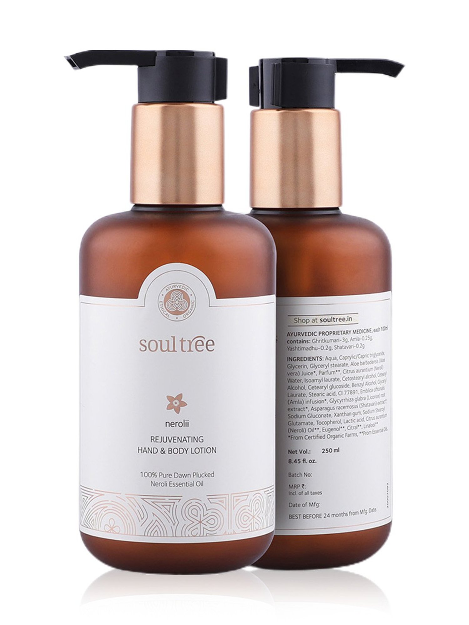 SoulTree Nerolii Rejuvenating Hand & Body Lotion - 250 ml
