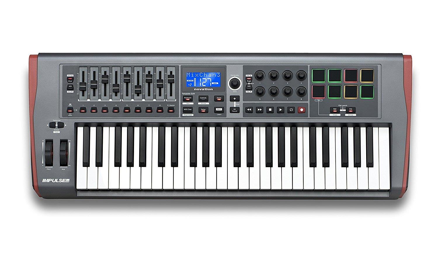 Novation Impulse 49 USB/MIDI 49-Key Keyboard Controller